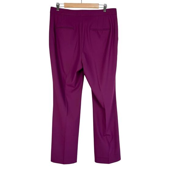 Ann Taylor High Rise Straight Leg Stretch Trousers Size 12 Curvy Fit EUC - Picture 3 of 6